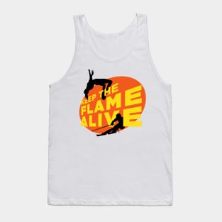 Keep the Flame Alive podcast logo Tank Top